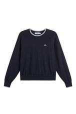 J.Lindeberg Women's Clarissa Windbreaker Golf Sweater - JL Navy