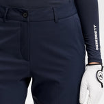 J.Lindeberg Women's Gwen Long Golf Shorts - JL Navy