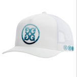 G/Fore Circle G 渐变色双面罗纹针织卡车司机高尔夫帽 - 雪色