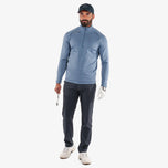 Galvin Green Drake Insulating 1/4 Zip Mid -Layer - Moonlight Blue