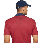 Galvin Green Marley Breathable Golf Polo Shirt - Merah/Angkatan Laut