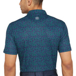 Galvin Green Marlo Breattable Golf Polo Shirt - Navy/Golf Green