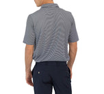 Glenmuir Torrence Micro Stripe Performance Golf Shirt - Angkatan Laut/ Putih