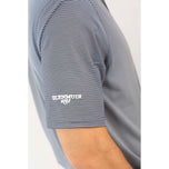 Glenmuir Torrence Micro Stripe Performance Golf Shirt - Angkatan Laut/ Putih