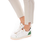 Golftini Stretch Ankel Golfbyxor dam - Khaki/Vit