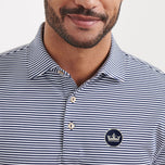 Peter Millar Hales Performance Jersey Golf Polo Shirt -Navy