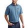Peter Millar Hales Prestasi Jersey Golf Polo Shirt - Navy/Cottage Blue