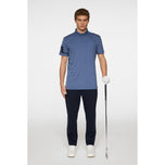 J.Lindeberg Heath常规拟合高尔夫球球衫 - 复古靛蓝