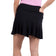 Skort Golf Lipatan Wanita IBKUL 16,5" - Hitam