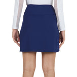 IBKUL Women's Straight 17.5" Golf Skort - Navy