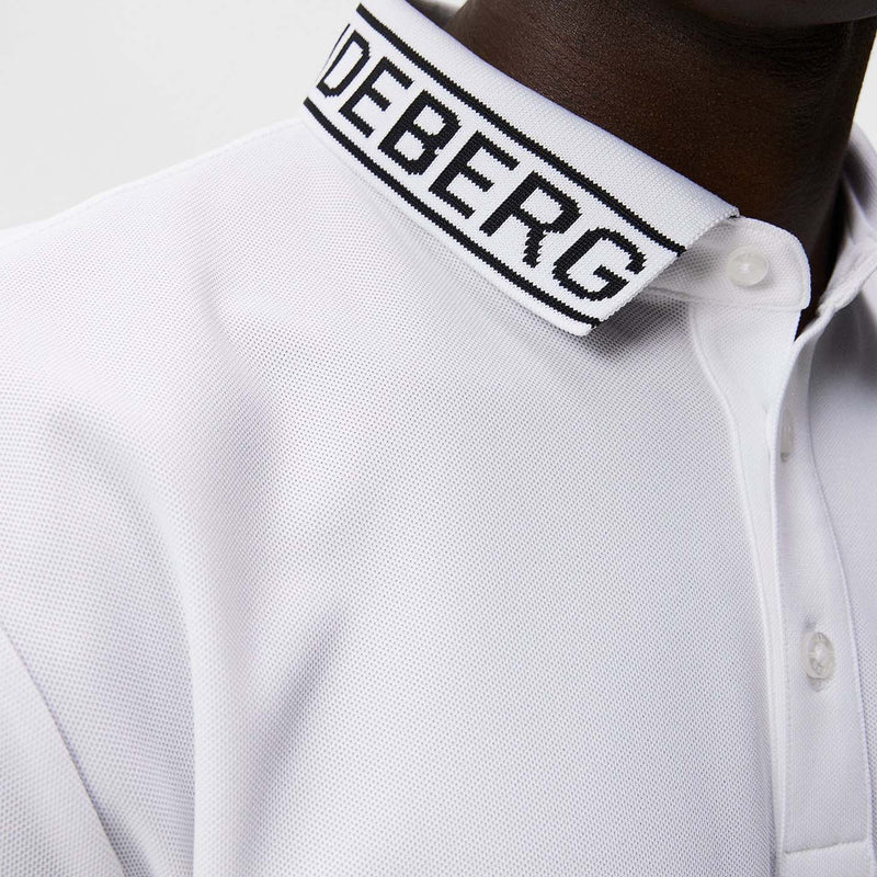 J.Lindeberg Austin Regular Fit Golf Polo Shirt - White