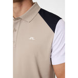 J.Lindeberg Block Golf Polo Shirt - String
