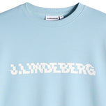 J.Lindeberg Club Printed Golf Crew Neck - Forget-Me-Not