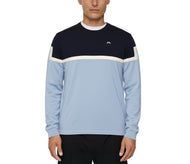 Sweater Golf Rajutan Blok J.Lindeberg Emrik - Forget-Me-Not