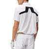 J.Lindeberg KV Regular Fit Golf Polo Shirt - White