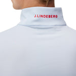 J.Lindeberg Luke Half Zip Golf Mid Layer - Skyway
