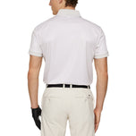 J.Lindeberg Tour Tech Printed Golf Polo Shirt - Shadow Bridge Moonbeam