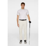 J.Lindeberg Tour Tech Printed Golf Polo Shirt - Shadow Bridge Moonbeam