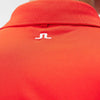 J.Lindeberg Tour Tech Regular Fit Golf Polo Shirt - Fiery Red