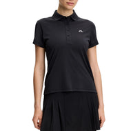 Baju Polo Golf Jambatan Wanita J.Lindeberg - Hitam