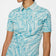 J.Lindeberg Women's  Georgia Print Golf Polo Shirt - Scribble Stillwater