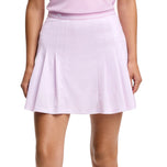 J.Lindeberg Women's Harlow Print Golf Skirt - Bridge Stack White Orchard