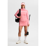 J.Lindeberg 여성용 Janice 풀집 골프 미드레이어 - Flamingo Plume