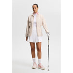 J.Lindeberg 女式 Pip 高尔夫 Polo 衫 - 白色