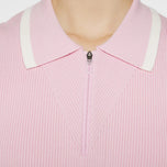 J.LINDEBERG Wanita Ramona Lengan Rnitted Golf Polo Shirt - Nosegrey