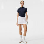 J.Lindeberg Women's Tour Tech Golf Polo Shirt - JL Navy