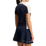 J.Lindeberg Women's Demi Golf Polo Shirt - JL Navy