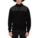 J.Lindeberg Bridge Knitted Hybrid Golf Sweater - Hitam