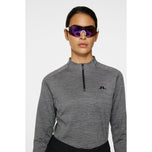 J.Lindeberg妇女Steffi高尔夫中层 - 深灰色混合物