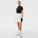J.Lindeberg 女式 Tour Tech 修身高尔夫 Polo 衫 - 黑色