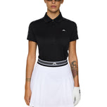 J.Lindeberg Wanita Jessa Golf Polo Shirt - Hitam