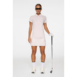 J.Lindeberg Wanita Jessa Golf Polo Shirt - Grey Lilac