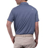 KJUS Soren Stripe Golf Polo Shirt - Santorini/Atlanta Blue