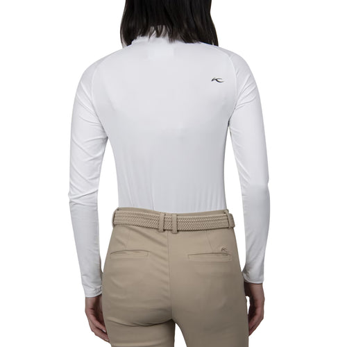 KJUS Women's Scotscraig Long Sleeve Polo - White