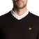 Lyle＆Scott Golf Merino Blend V Neck套头衫 - 真正的黑色