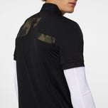 J.Lindeberg KV Print Golf Polo Shirt - Black