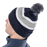 Galvin Green Leighton Penebat Golf Beanie - Tentera Laut/Kelabu Sejuk