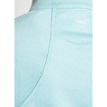 Peter Millar Wanita Geo Raglan-Sleeve Perth Golf Mid-Layer-Blue Spruce