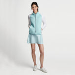 Peter Millar Kvinnors Merge Hybrid Golf Jacket - Blue Spruce/ White
