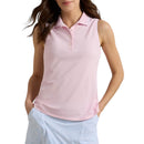 Kemeja Polo Golf Canterbury Mesh Sport Wanita Peter Millar - Putih/Willow