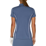J.Lindeberg Wanita Leyla Golf Polo Shirt - Vintage Indigo