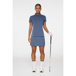 J.Lindeberg Wanita Leyla Golf Polo Shirt - Vintage Indigo