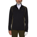 J.Lindeberg Lukas Quarter Zip Golf Mid -Layer- 블랙