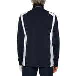J.Lindeberg Lukas Quarter Zip Golf Mid -Layer -JL Navy