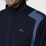 J.Lindeberg Lukas Quarter Zip Golf Mid Layer- 빈티지 인디고