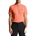 Lyle & Scott Golf Tech Polo Shirt -Course Coral